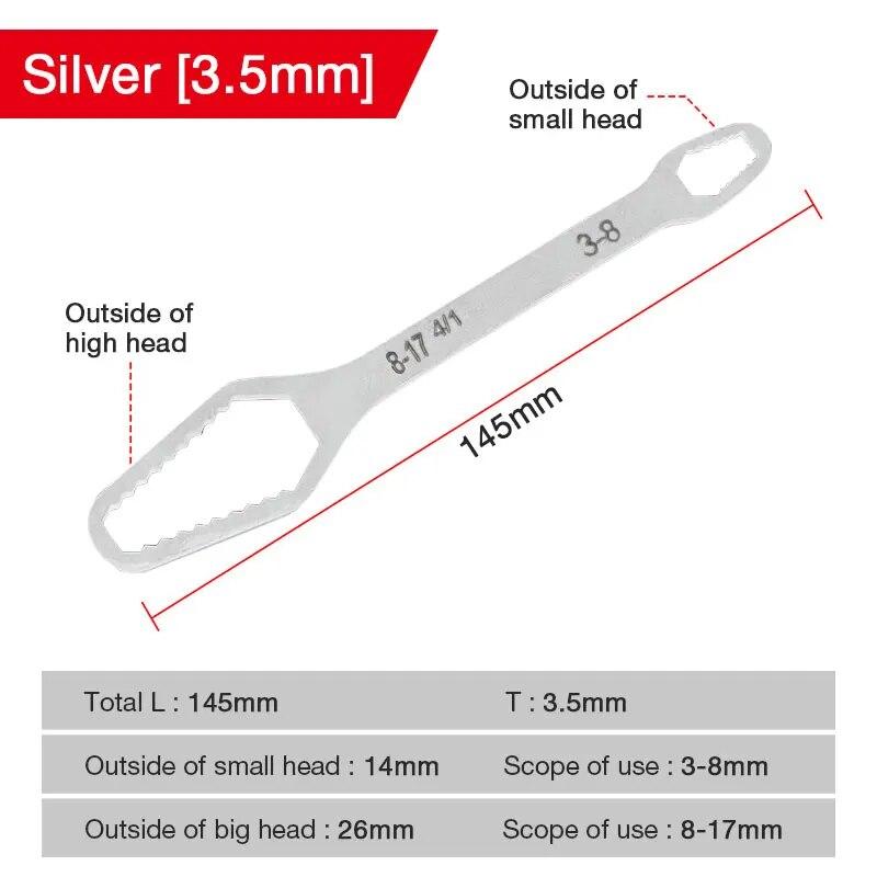 Универсальный ключ Torx, регулируемый динамометрический ключ, гаечный ключ с храповым механизмом 8-22 мм для ремонта велосипеда, мотоцикла, автомобиля, механический инструмент
Универсальный ключ Torx, регулируемый динамометрический ключ, гаечный ключ с храповым механизмом 8-22 мм для ремонта велосипеда, мотоцикла, автомобиля, механический инструмент