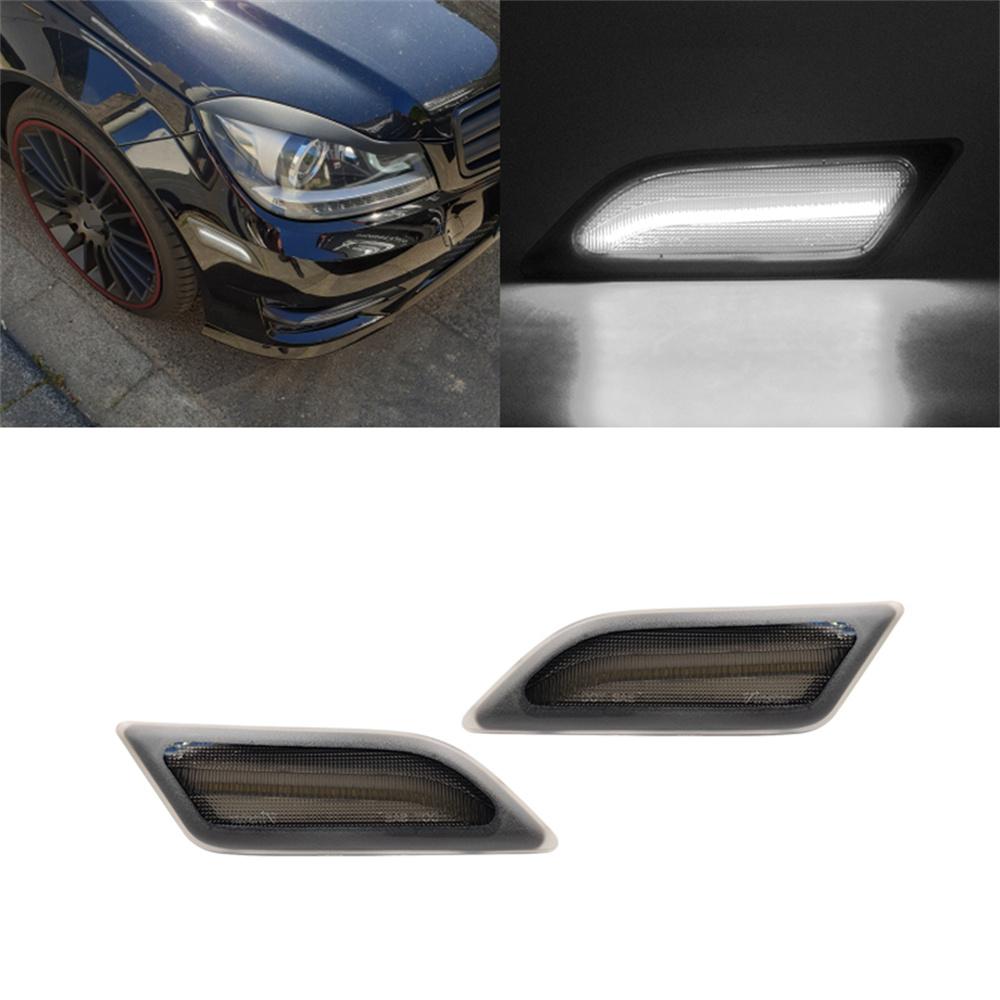 Копченые светодиодные боковые габаритные огни для Mercedes W204 C250 C300 C350 2012-2014 гг.
Копченые светодиодные боковые габаритные огни для Mercedes W204 C250 C300 C350 2012-2014 гг.