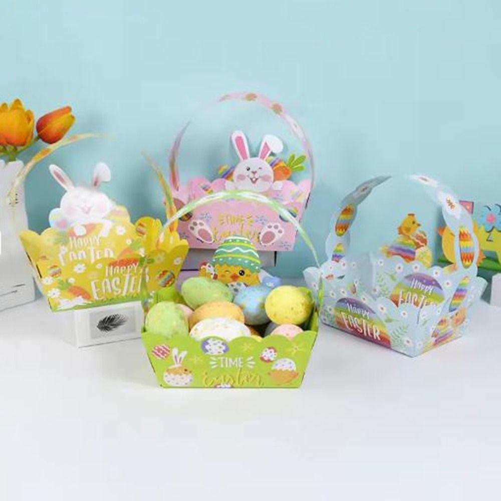 4Pcs Cartoon Colorful Easter Rabbit Basket Cute Easter Gift Box Bunny Egg Chicken Boxes DIY 4Pcs
4Pcs Cartoon Colorful Easter Rabbit Basket Cute Easter Gift Box Bunny Egg Chicken Boxes DIY 4Pcs