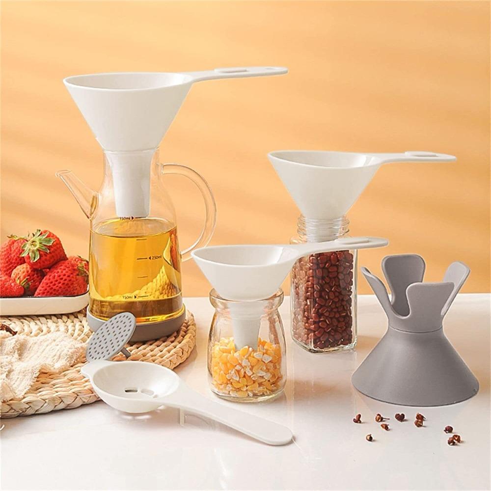 Kitchen Tools Funnel Set Multifunctional Funnel Oil Leakage Egg White Separator Filter Funnel
Kitchen Tools Funnel Set Multifunctional Funnel Oil Leakage Egg White Separator Filter Funnel
