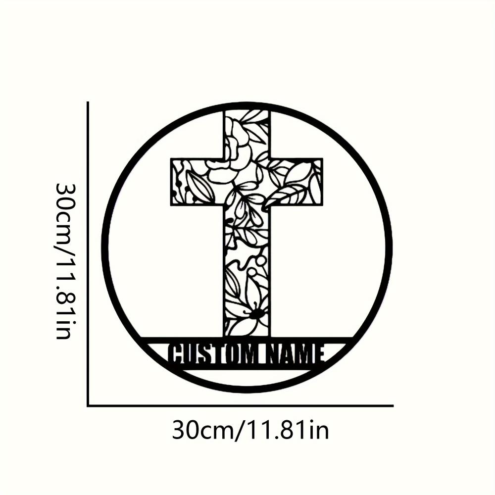 Metal Wall Art Cross Silhouette Decorative Plaque for Home Garden Outdoor Gift
Metal Wall Art Cross Silhouette Decorative Plaque for Home Garden Outdoor Gift