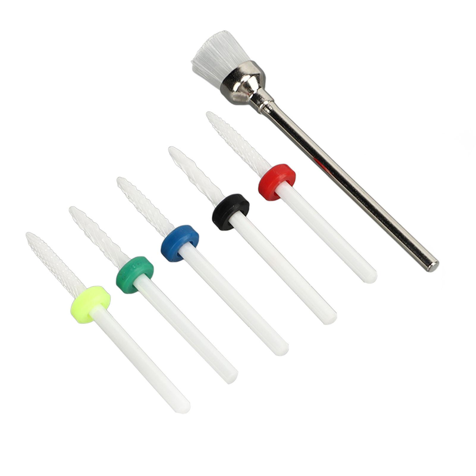 6pcs Nail Drill Bit Set Professional Home Salon Ceramic Cuticle Remover Bits for Nail Artist Novice
6pcs Nail Drill Bit Set Professional Home Salon Ceramic Cuticle Remover Bits for Nail Artist Novice