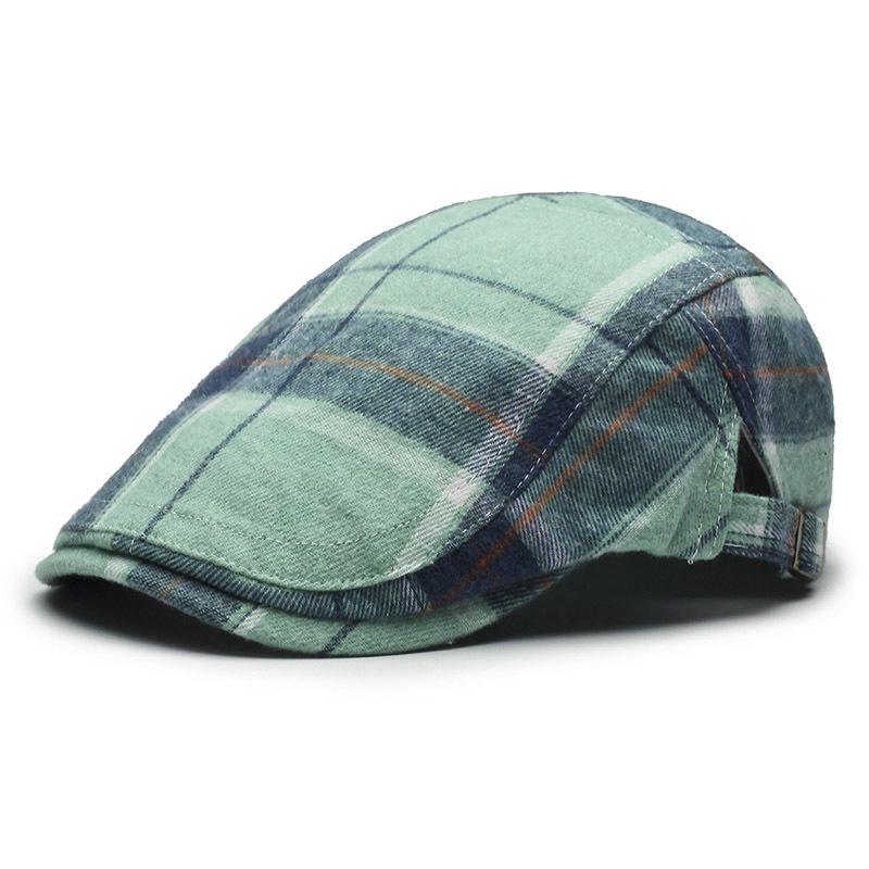 Spring & Autumn Dopamine Plaid Duckbill Beret – Retro Newsboy Hat with Literary Color Block Style One Size Adjustable світло-зелений колір
Spring & Autumn Dopamine Plaid Duckbill Beret – Retro Newsboy Hat with Literary Color Block Style One Size Adjustable світло-зелений колір