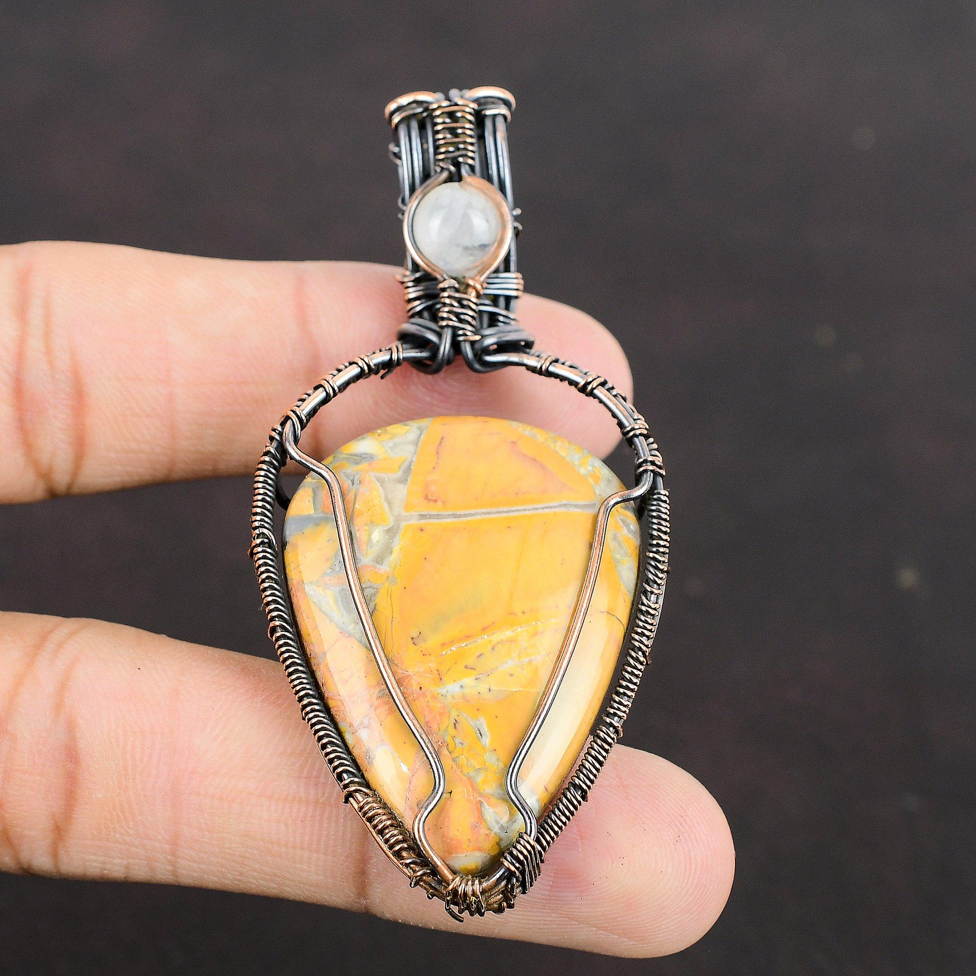 Maligano Jasper Pendant Copper Wire Wrapped Pendant Handmade Gemstone Jewelry Gift For Her Rainbow Moonstone Pendant Wire Wrapping Jewelry
Maligano Jasper Pendant Copper Wire Wrapped Pendant Handmade Gemstone Jewelry Gift For Her Rainbow Moonstone Pendant Wire Wrapping Jewelry