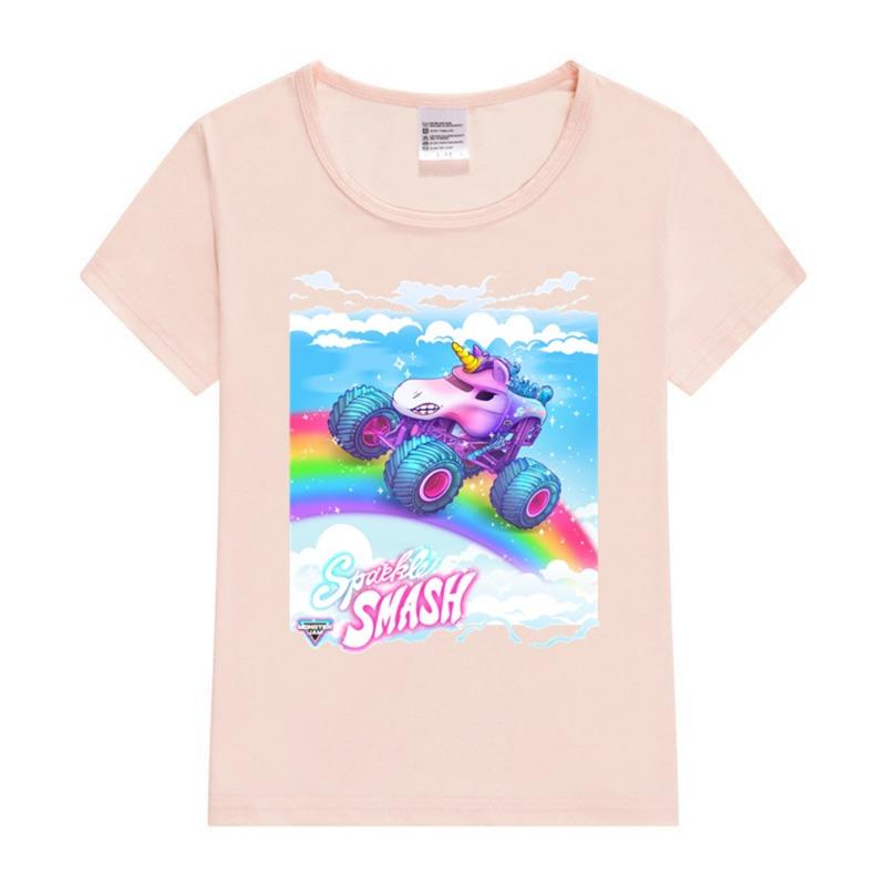 Sparkle Smash the Unicorn Truck Kids T-Shirt Graphic Print T-shirt Girls Aesthetic Pink Tops Tee 2024 Summer New Fashion T Shirt 110
Sparkle Smash the Unicorn Truck Kids T-Shirt Graphic Print T-shirt Girls Aesthetic Pink Tops Tee 2024 Summer New Fashion T Shirt 110