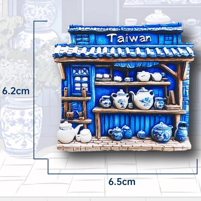 China Taiwan Fridge Stickers Blue and White Porcelain Souvenirs Kenting Fridge Magnets Home Decor Wedding Gifts
China Taiwan Fridge Stickers Blue and White Porcelain Souvenirs Kenting Fridge Magnets Home Decor Wedding Gifts