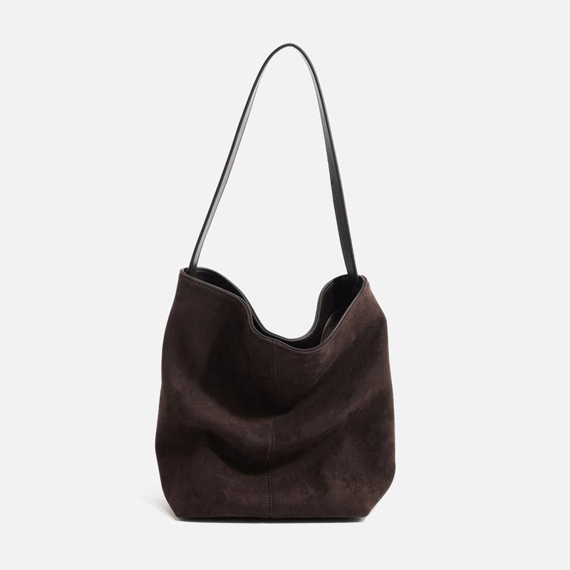 Frosted Suede Bucket Bag, New Retro Large Capacity Handbag, Lazy and Relaxed Commuting Armpit Bag
Frosted Suede Bucket Bag, New Retro Large Capacity Handbag, Lazy and Relaxed Commuting Armpit Bag