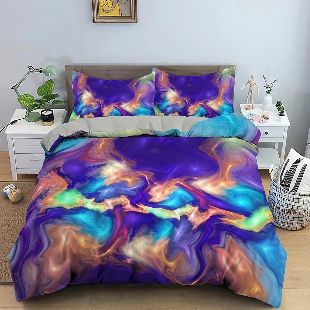 Marble Bedding Set Colorful Marbled Printed Duvet Cover Set Polyester Quilt Cover Bedclothes with Zipper Closure Home Textile 70x133cm
Marble Bedding Set Colorful Marbled Printed Duvet Cover Set Polyester Quilt Cover Bedclothes with Zipper Closure Home Textile 70x133cm