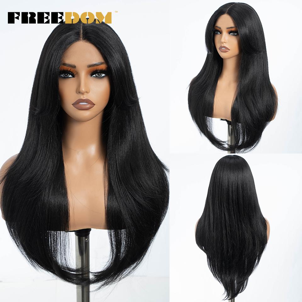 FREEDOM Synthetic Lace Front Wigs For Women 6X4 Straight Layered Pre Plucked Wig Ombre Blonde White Wear And Go Glueless Wigs (as the picture,26inches)
FREEDOM Synthetic Lace Front Wigs For Women 6X4 Straight Layered Pre Plucked Wig Ombre Blonde White Wear And Go Glueless Wigs (as the picture,26inches)