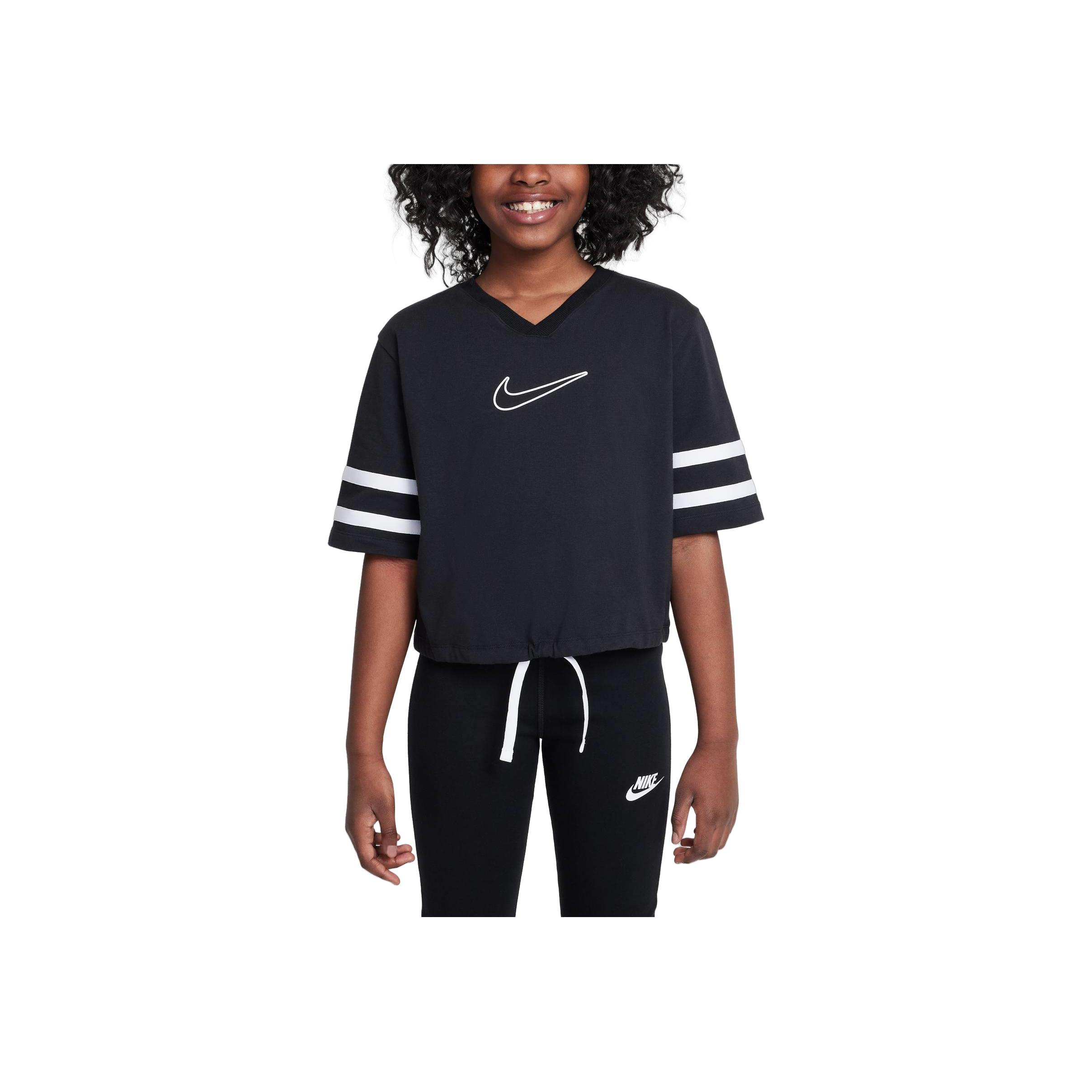 Nike Sportswear T-Shirt Soft Loose Comfortable Casual Sports Short Sleeve Kids Tops Black White HJ3343-010 M
Nike Sportswear T-Shirt Soft Loose Comfortable Casual Sports Short Sleeve Kids Tops Black White HJ3343-010 M