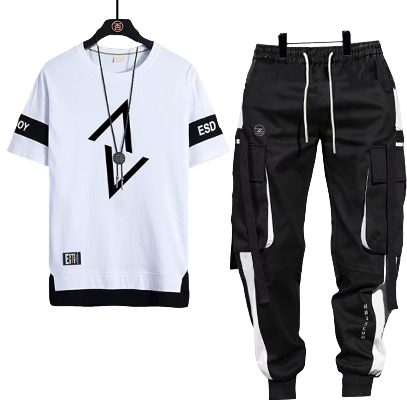 2 Piece Top Pants Suit n Short-Sleeved T-Shirt Large Size Clothes for Sport Running Hiking Biking M
2 Piece Top Pants Suit n Short-Sleeved T-Shirt Large Size Clothes for Sport Running Hiking Biking M