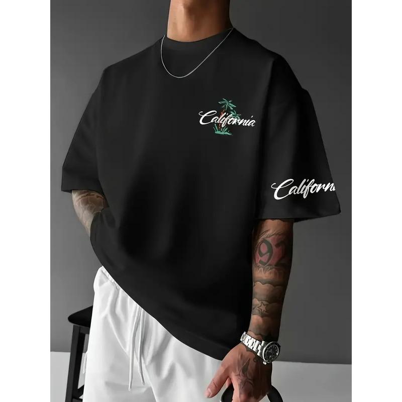 Men S Santa Barbara California 1785.83inch Graphic T-Shirt - White, Short Sleeve, Casual Crew Neck, Summer Tee with Palm Tree Design 4XL чорний
Men S Santa Barbara California 1785.83inch Graphic T-Shirt - White, Short Sleeve, Casual Crew Neck, Summer Tee with Palm Tree Design 4XL чорний
