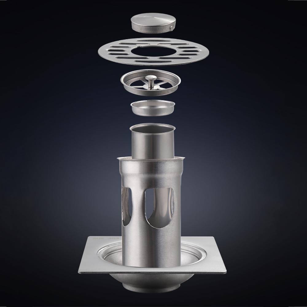 Floor Drain Anti-Odor Shower Drain Anti-clogging Hair Stopper Catcher Sink Strainer Stainless Steel Drain Protectors Bathroom Toilet Tub Tile Insert F
Floor Drain Anti-Odor Shower Drain Anti-clogging Hair Stopper Catcher Sink Strainer Stainless Steel Drain Protectors Bathroom Toilet Tub Tile Insert F
