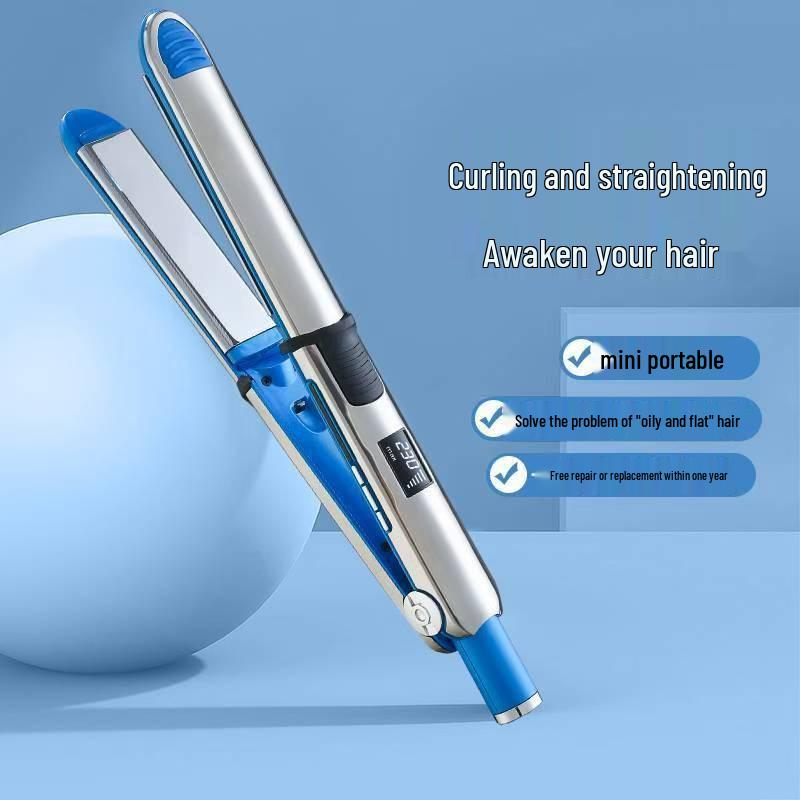 Stainless Steel 2-in-1 Curling & Straightening Hair Styling Tool EU Plug
Stainless Steel 2-in-1 Curling & Straightening Hair Styling Tool EU Plug