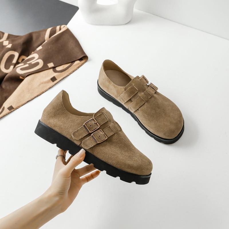Туфли Birkenstock с толстой подошвой, женские, из коровьей замши, удобные, с двойным ремешком
Туфли Birkenstock с толстой подошвой, женские, из коровьей замши, удобные, с двойным ремешком