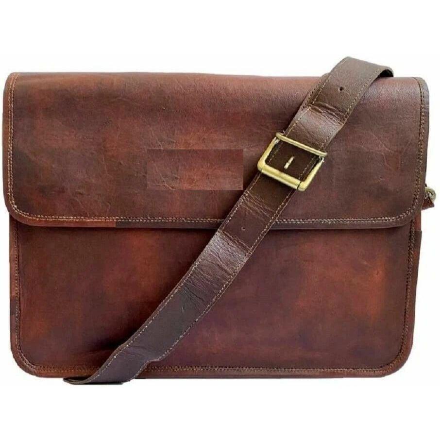 Винтажная большая вместительная сумка-мессенджер через плечо для ноутбука Кожаная мужская 11 x 9 x 3 in
Винтажная большая вместительная сумка-мессенджер через плечо для ноутбука Кожаная мужская 11 x 9 x 3 in