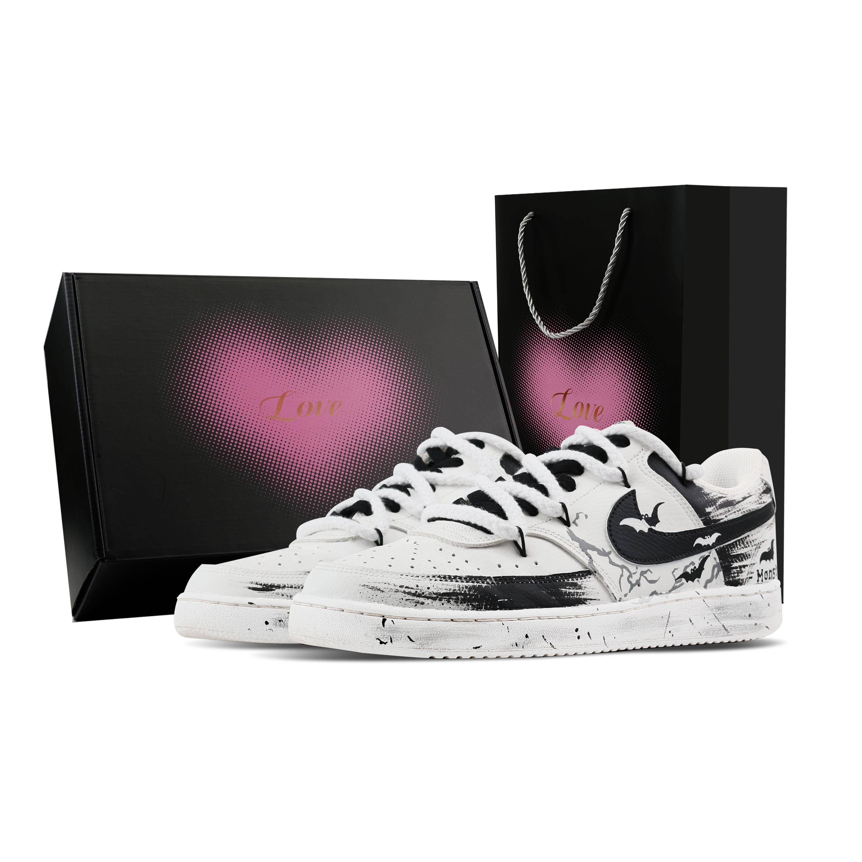 Nike Court Vision 1 Demon Bat, Heart Box Abrasion Resistant Low top Skateboard Shoes Men s Black White DH2987-101(Team529--) 41
Nike Court Vision 1 Demon Bat, Heart Box Abrasion Resistant Low top Skateboard Shoes Men s Black White DH2987-101(Team529--) 41