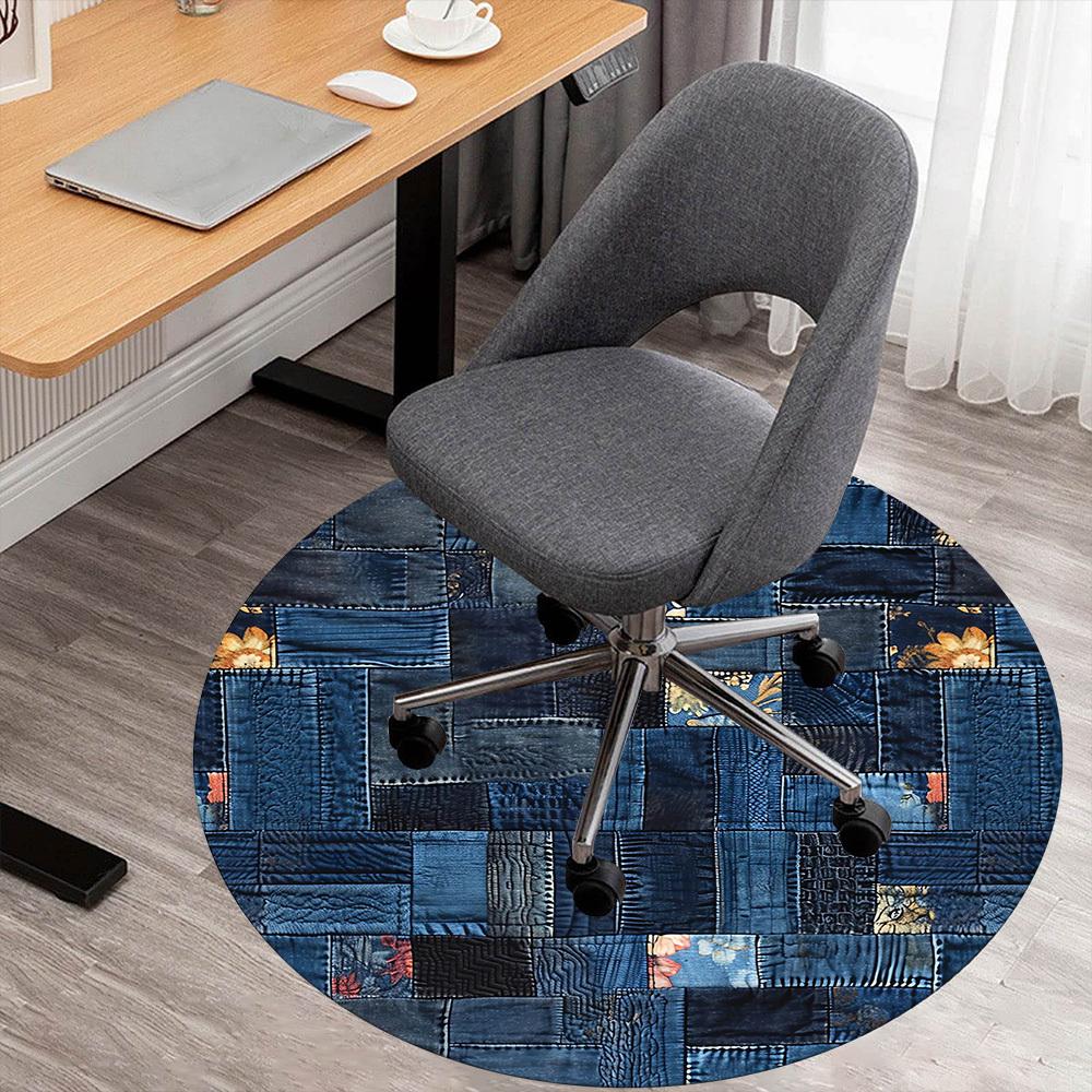 1pc fabric pattern Round Chair mat Area Rug - Non-Slip, Floor Mat for Office, Bedroom, and Indoor Decor -1002087 80cm by 80cm
1pc fabric pattern Round Chair mat Area Rug - Non-Slip, Floor Mat for Office, Bedroom, and Indoor Decor -1002087 80cm by 80cm