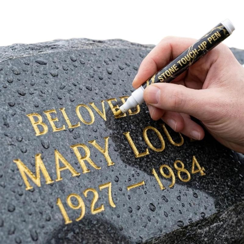 Colorful Tombstone Marker Pen For Restoring Inscriptions On Granite Marble Limestone With Weatherproof Quick Drying Ink
Colorful Tombstone Marker Pen For Restoring Inscriptions On Granite Marble Limestone With Weatherproof Quick Drying Ink