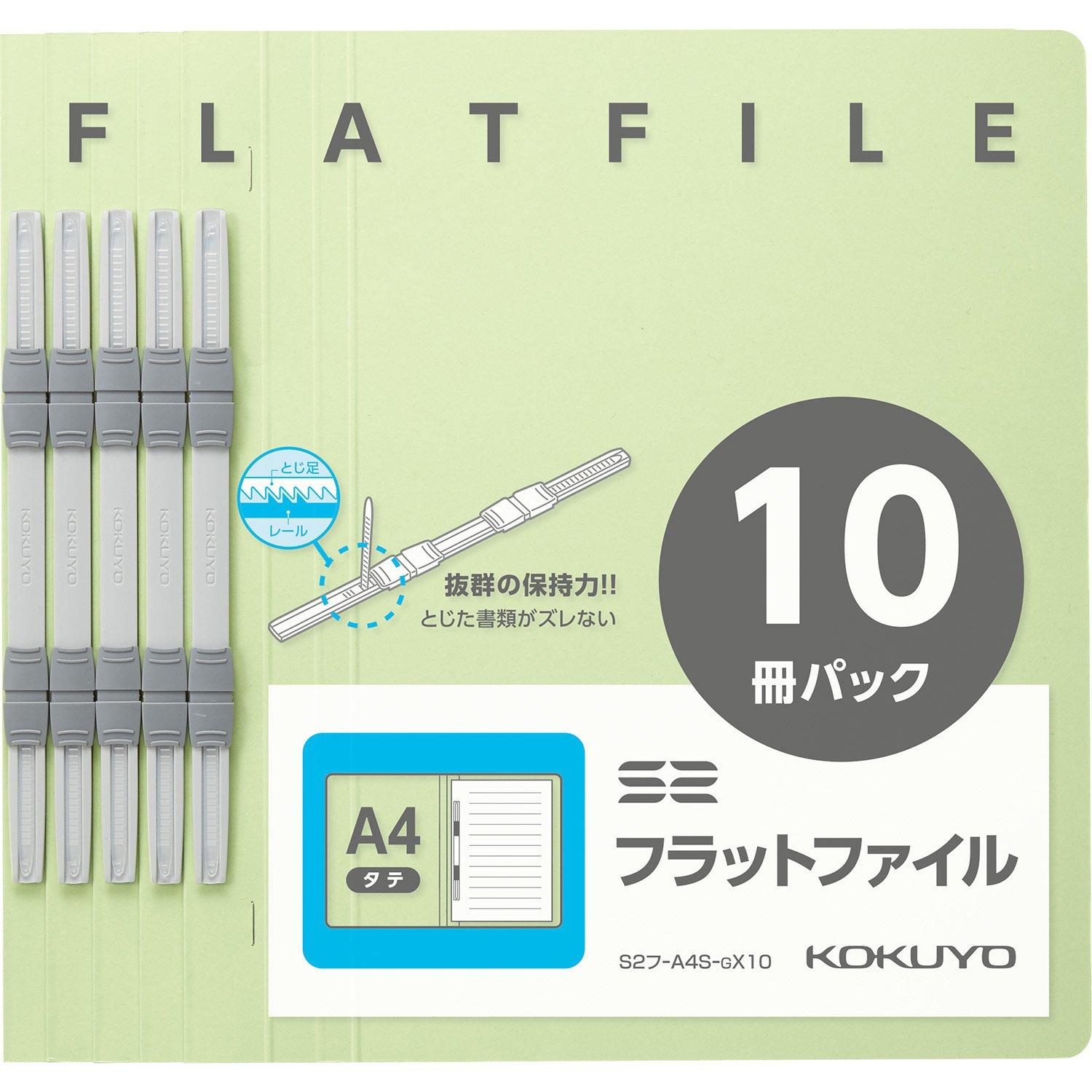 Kokuyo S2 Flat Long Edge 10 Файлов, A4, Для подшивки, Файлы, Зеленый, S2F-A4S-GX10 зелёный
Kokuyo S2 Flat Long Edge 10 Файлов, A4, Для подшивки, Файлы, Зеленый, S2F-A4S-GX10 зелёный