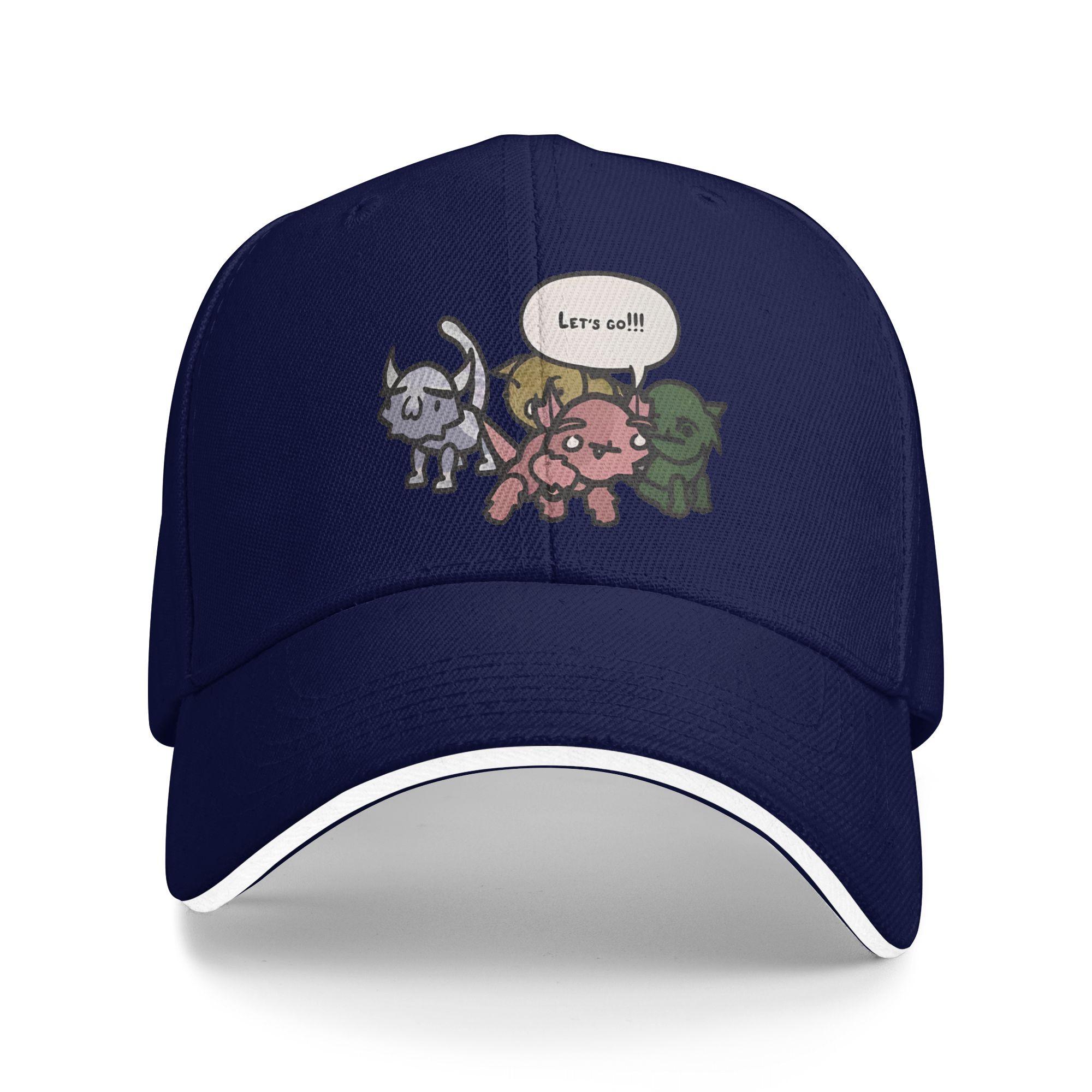 Mewgenics Let s Go Baseball Cap Fashion Sandwich Hat Unisex Breathable Caps Hat Outdoor One Size темно-синього кольору
Mewgenics Let s Go Baseball Cap Fashion Sandwich Hat Unisex Breathable Caps Hat Outdoor One Size темно-синього кольору