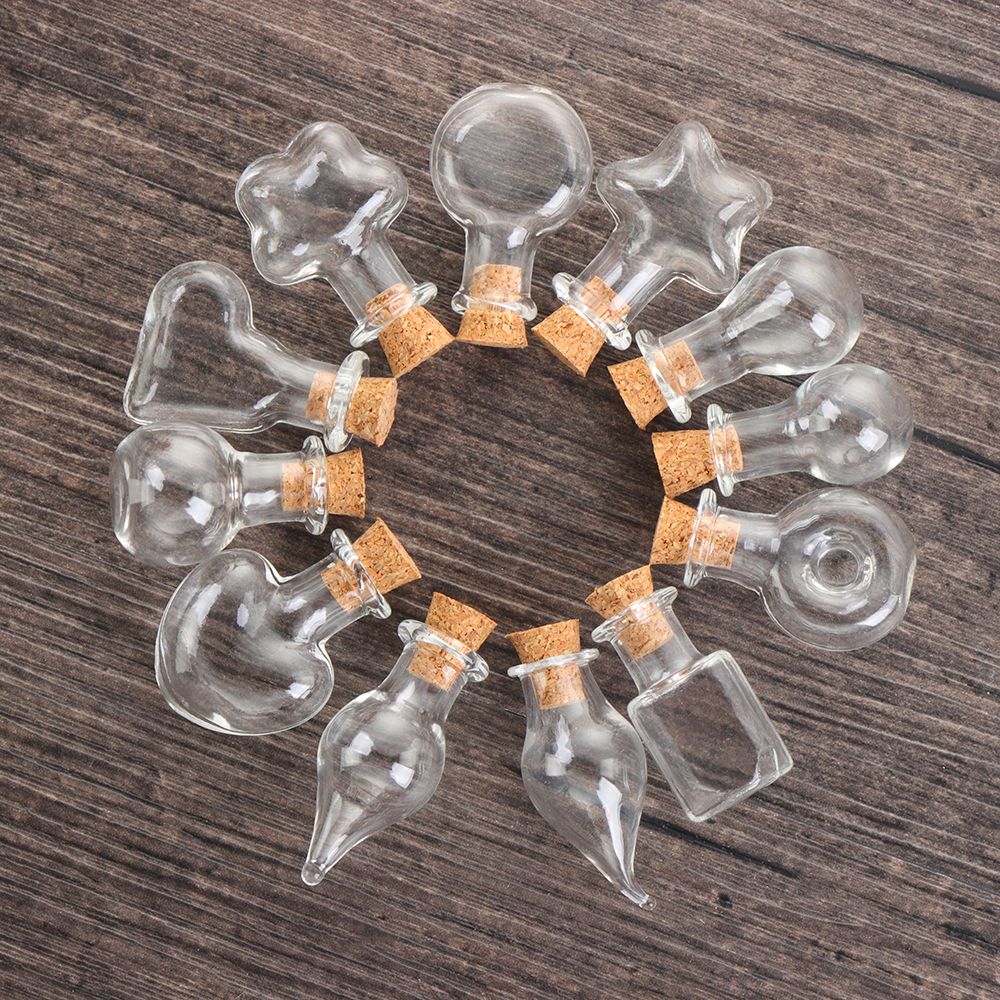 5pcs Mini Glass Cork Bottles Empty Sample Jars Wishing Bottle Wedding Home Decoration DIY Pendants Cork Stopper Storage Vial
5pcs Mini Glass Cork Bottles Empty Sample Jars Wishing Bottle Wedding Home Decoration DIY Pendants Cork Stopper Storage Vial