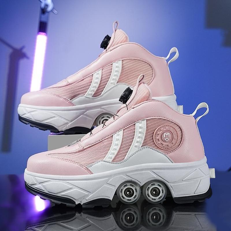 Teenagers with Brake Four-wheel Deformation Shoes Children s Walking Shoes Teenagers Double ,Kid Shoes with Wheels 40 рожевий
Teenagers with Brake Four-wheel Deformation Shoes Children s Walking Shoes Teenagers Double ,Kid Shoes with Wheels 40 рожевий