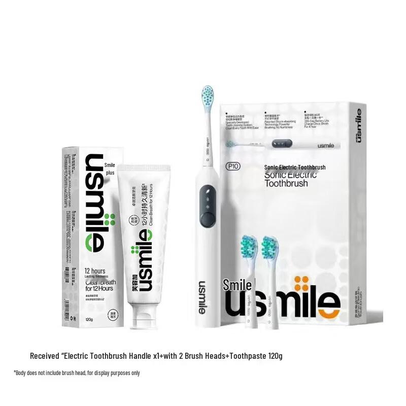 usmile P1MAX Sonic Electric Toothbrush with Toothpaste CN plug (adapter included)
usmile P1MAX Sonic Electric Toothbrush with Toothpaste CN plug (adapter included)