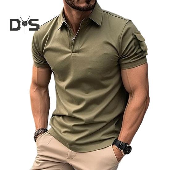 Летняя мужская футболка с коротким рукавом и лацканами, однотонная, с карманами на рукавах, пуговицами, с застежкой до середины груди, свободная рубашка для гольфа, дышащие эластичные топы M армия зеленый
Летняя мужская футболка с коротким рукавом и лацканами, однотонная, с карманами на рукавах, пуговицами, с застежкой до середины груди, свободная рубашка для гольфа, дышащие эластичные топы M армия зеленый