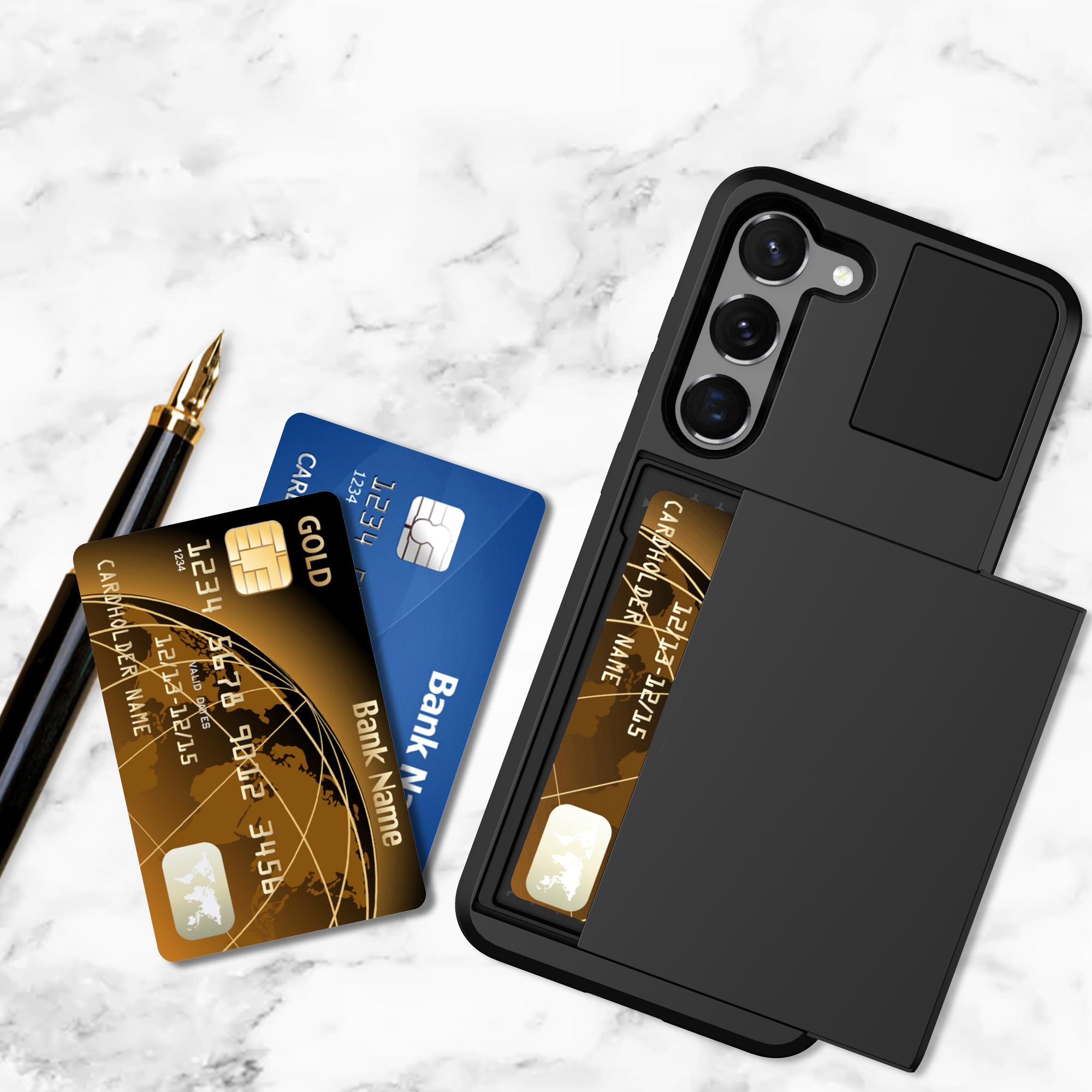 Cell Phone Case for Samsung Galaxy S23,Sliding Card Holder PC+TPU Anti-drop Cover Navy Blue
Cell Phone Case for Samsung Galaxy S23,Sliding Card Holder PC+TPU Anti-drop Cover Navy Blue