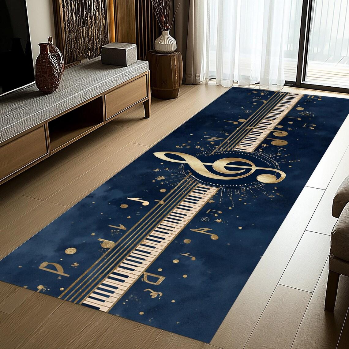 Piano Keys Runner Rug Musical Notes Corridor Carpet Non-slip Black White Floor Mat for Hallway Music Room Kitchen Home Decor 40x120cm
Piano Keys Runner Rug Musical Notes Corridor Carpet Non-slip Black White Floor Mat for Hallway Music Room Kitchen Home Decor 40x120cm