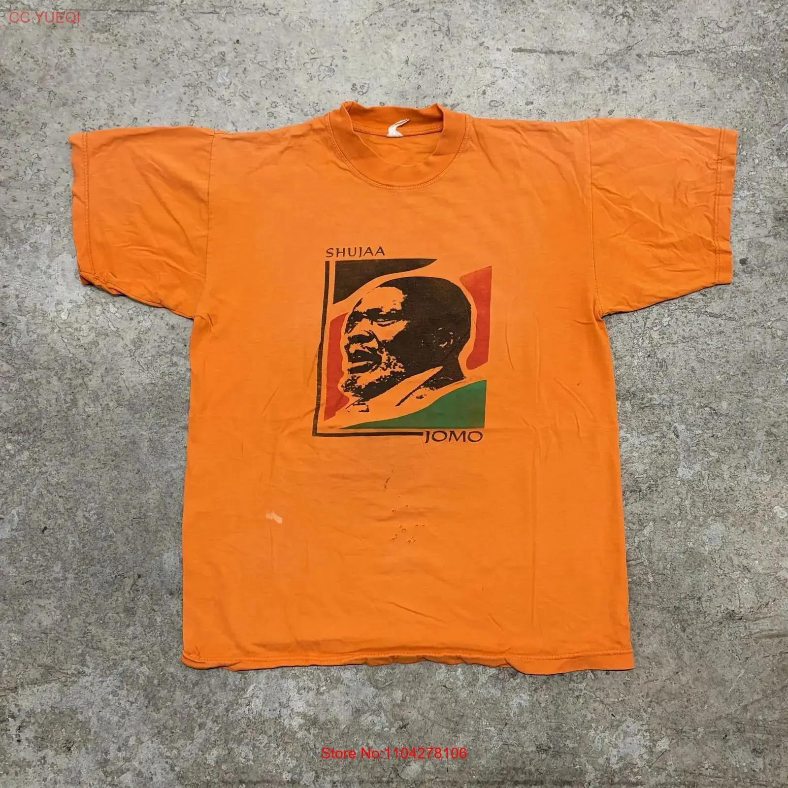 Vintage Shujaa Jomo T Shirt Mens Large Orange Kenya President vintage Washed Stylish Breathable homme Slightly Soft 5XL різнокольоровий
Vintage Shujaa Jomo T Shirt Mens Large Orange Kenya President vintage Washed Stylish Breathable homme Slightly Soft 5XL різнокольоровий