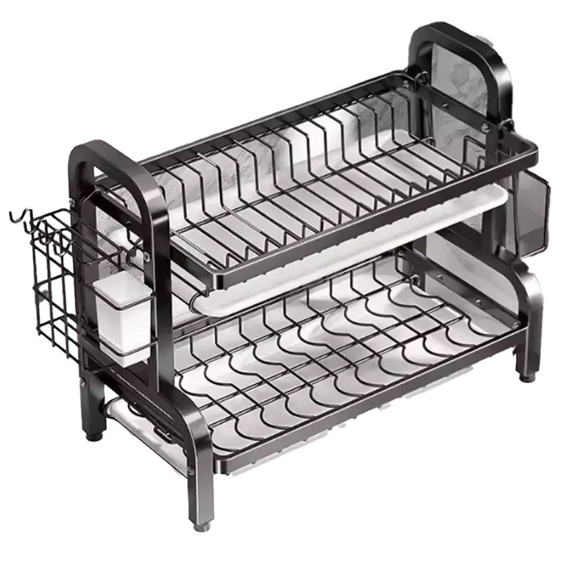 AEE4-Dish Drying Rack With Utensil Holder, Cutting Board Holder, And Drainboard Tray - Space-Saving Kitchen Counter Organizer
AEE4-Dish Drying Rack With Utensil Holder, Cutting Board Holder, And Drainboard Tray - Space-Saving Kitchen Counter Organizer