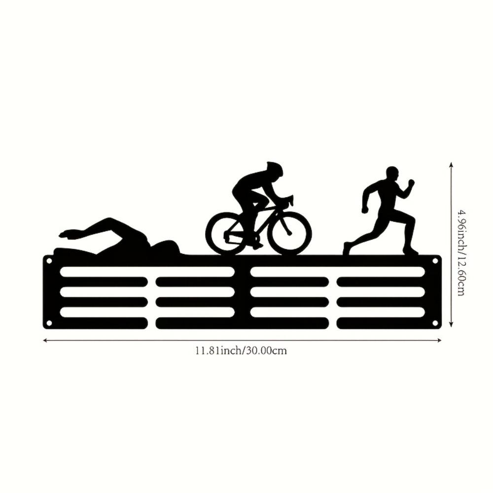 Metal Medal Holder Wall Mounted for 60 Sports Medals Awards Ribbons, Display Rack Organizer for Running Cycling Marathon, Decorative Iron Sculpture чорний
Metal Medal Holder Wall Mounted for 60 Sports Medals Awards Ribbons, Display Rack Organizer for Running Cycling Marathon, Decorative Iron Sculpture чорний