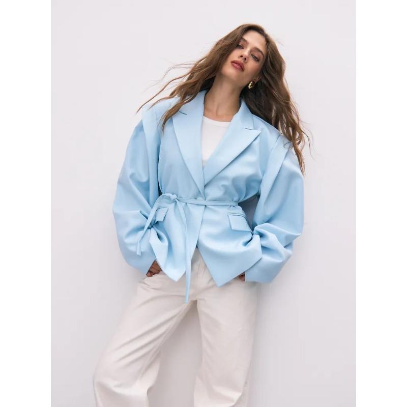 Женский оверсайз коричневый пиджак с подплечниками, длинными рукавами, свободный, на шнуровке, модный, для офисной леди, весна и лето 2025 44 синий
Женский оверсайз коричневый пиджак с подплечниками, длинными рукавами, свободный, на шнуровке, модный, для офисной леди, весна и лето 2025 44 синий