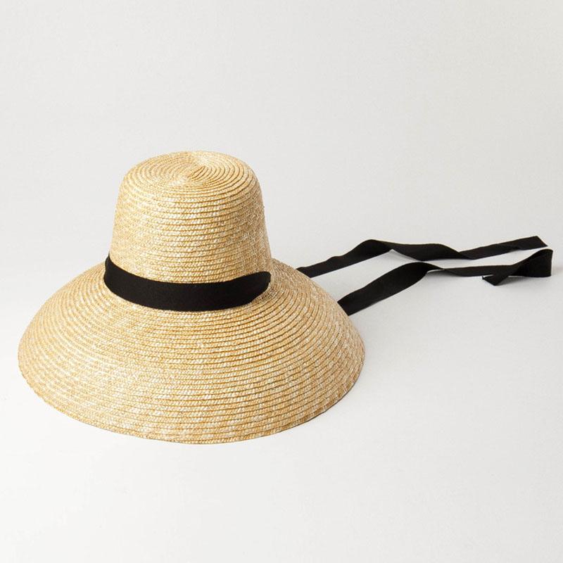 Women Summer Big Floppy Hat Wheat Straw Hat with Black White Ribbon Lace Tie 15cm Wide Brim Sun Hat UV Protection Beach Cap
Women Summer Big Floppy Hat Wheat Straw Hat with Black White Ribbon Lace Tie 15cm Wide Brim Sun Hat UV Protection Beach Cap