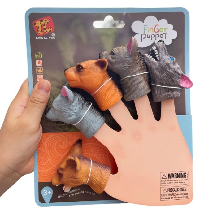 Rubber Finger Puppets Animal Toy for Toddlers Birthday Party Activities Interactive Learning Game
Rubber Finger Puppets Animal Toy for Toddlers Birthday Party Activities Interactive Learning Game