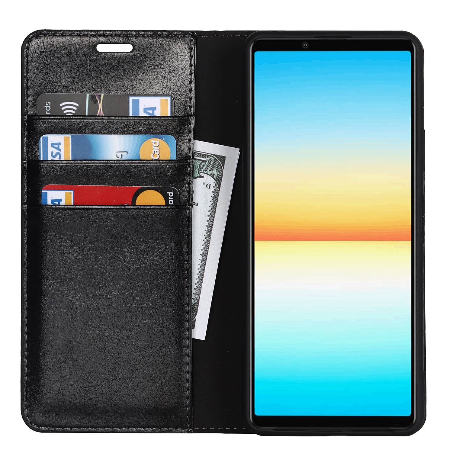 For Sony Xperia 10 IV Genuine Leather Flip Cover Crazy Horse Texture Wallet Horizontal Viewing Stand Magnetic Absorption Shell Black
For Sony Xperia 10 IV Genuine Leather Flip Cover Crazy Horse Texture Wallet Horizontal Viewing Stand Magnetic Absorption Shell Black