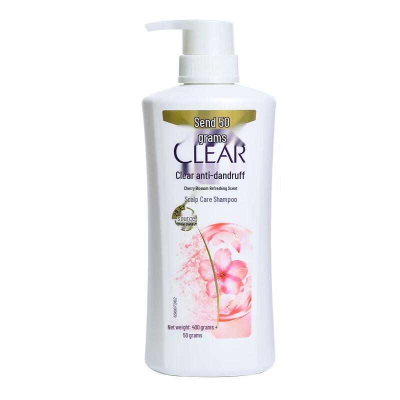 Clear Anti-Dandruff Cherry Blossom Refreshing Shampoo
Clear Anti-Dandruff Cherry Blossom Refreshing Shampoo