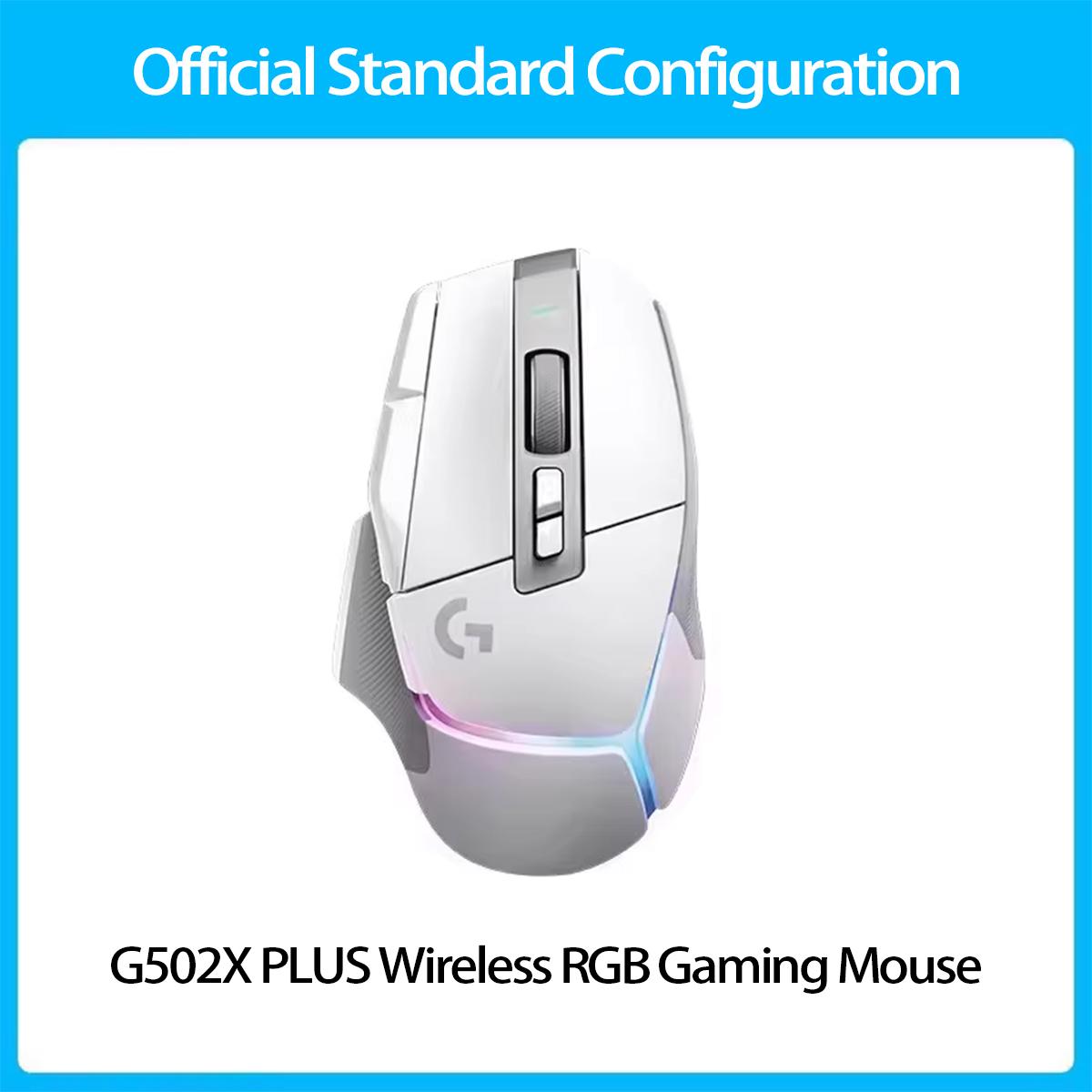 Ігрова миша Logitech G502 X PLUS Lightspeed з RGB-ефектом потокового світла, сенсор Hero25K білий
Ігрова миша Logitech G502 X PLUS Lightspeed з RGB-ефектом потокового світла, сенсор Hero25K білий