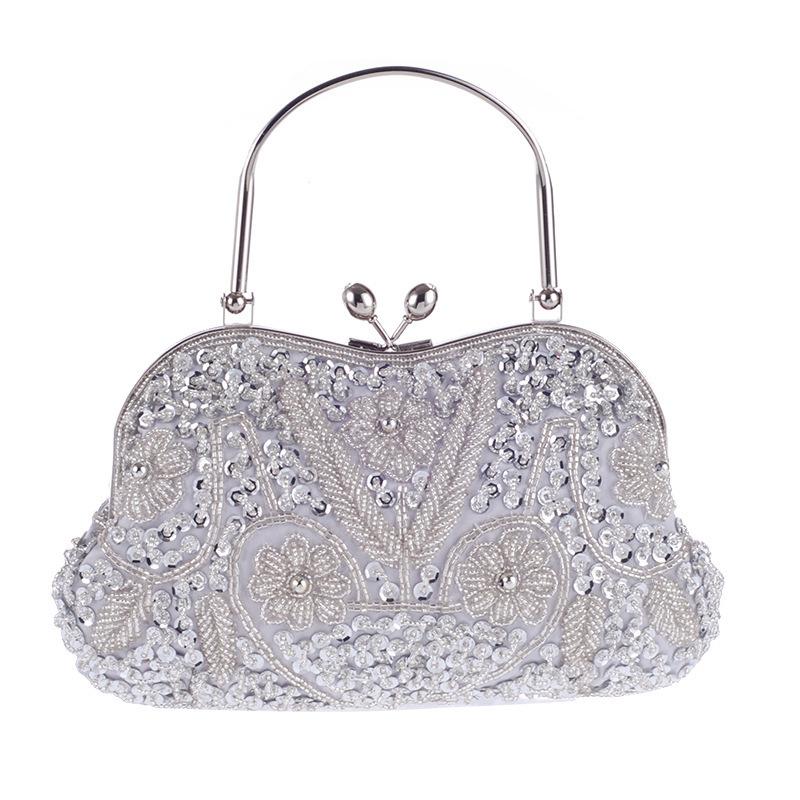 Women s Vintage Floral Beaded Rhinestone Embroidery Clutch Crossbody Bag with Chain Evening Handbag for Wedding Party Evening Clutch Bag for Women one size серебряный
Women s Vintage Floral Beaded Rhinestone Embroidery Clutch Crossbody Bag with Chain Evening Handbag for Wedding Party Evening Clutch Bag for Women one size серебряный