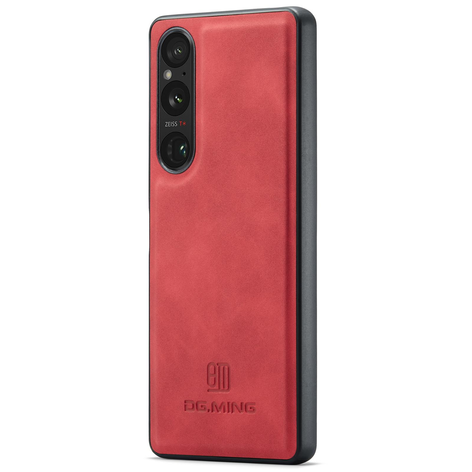 DG.MING For Sony Xperia 1 VI Case PU Covered PC+TPU Hybrid Phone Shell Red
DG.MING For Sony Xperia 1 VI Case PU Covered PC+TPU Hybrid Phone Shell Red