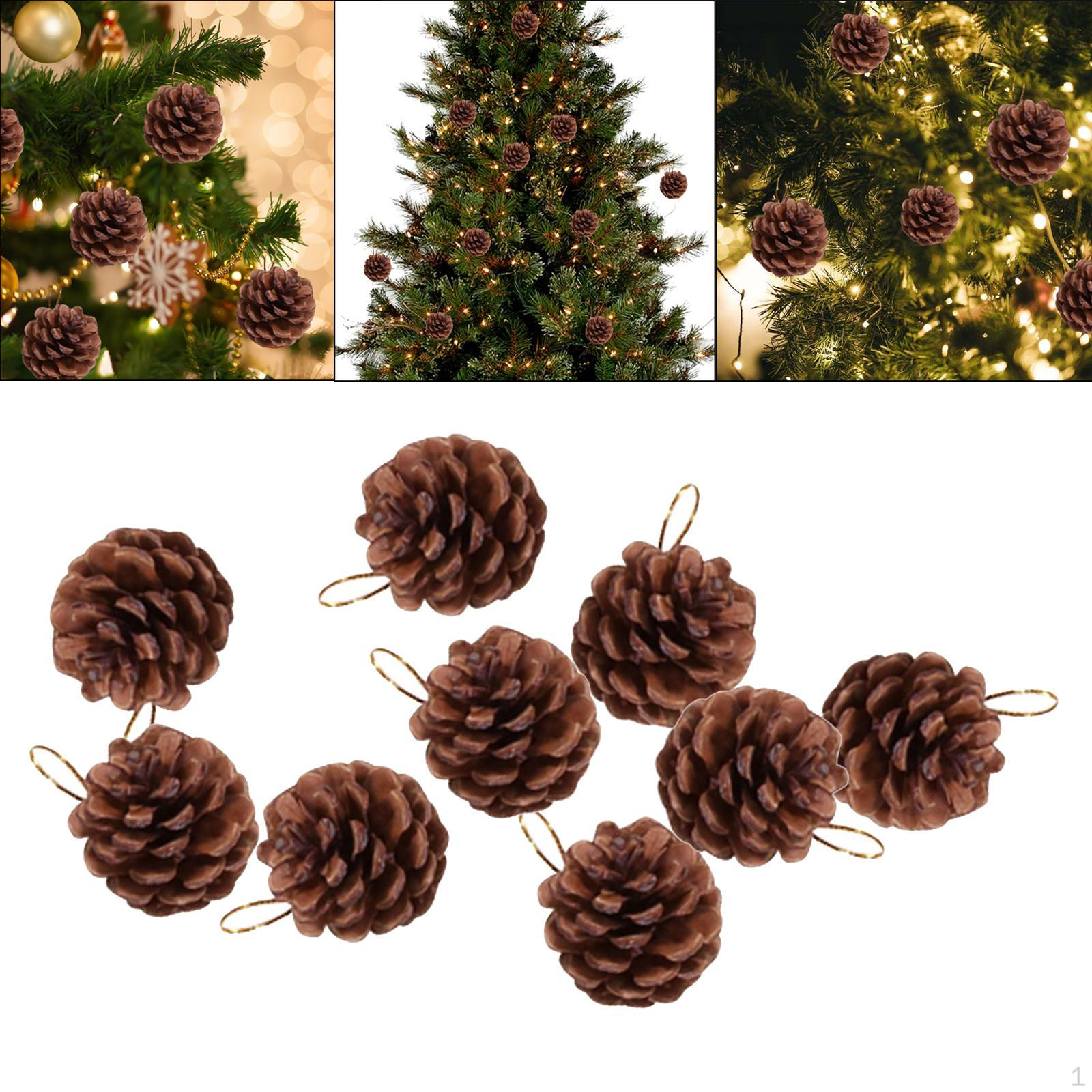 9x Christmas Pine Cones Pendant DIY Crafts for Outdoor Party Favors Gift Tag
9x Christmas Pine Cones Pendant DIY Crafts for Outdoor Party Favors Gift Tag