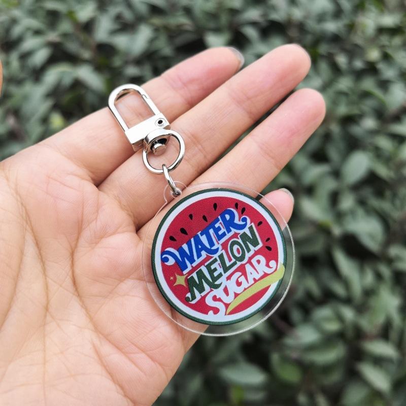TV Series Shining Twinkling Watermelon Keychain Unisex Viva la vida Acrylic Pendant Keyrings Accessories Key Chains
TV Series Shining Twinkling Watermelon Keychain Unisex Viva la vida Acrylic Pendant Keyrings Accessories Key Chains