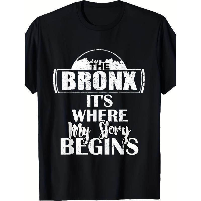 European sizes Retro Bronx T Shirt Vintage Bronx Logo & It S Where My Story Begins Slogan Bronx Borough Outline & Signature Font Casual Short Sleeve S чёрный
European sizes Retro Bronx T Shirt Vintage Bronx Logo & It S Where My Story Begins Slogan Bronx Borough Outline & Signature Font Casual Short Sleeve S чёрный