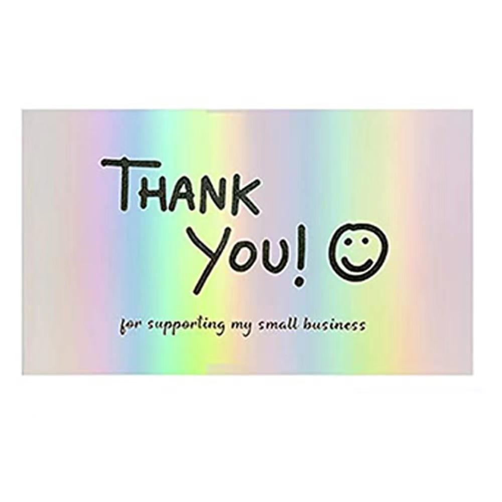 10-50pcs Thank You Cards Small Business Thank You for Supporting Cards Notes Shopping Holographic Thanks Card for Retail Store 9x5cm&10pcs
10-50pcs Thank You Cards Small Business Thank You for Supporting Cards Notes Shopping Holographic Thanks Card for Retail Store 9x5cm&10pcs