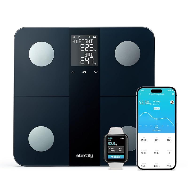 Etekcity weight scale Smartphone linked 2 years quality guarantee Body fat meter/body composition meter 13 items measurement health care meal
Etekcity weight scale Smartphone linked 2 years quality guarantee Body fat meter/body composition meter 13 items measurement health care meal
