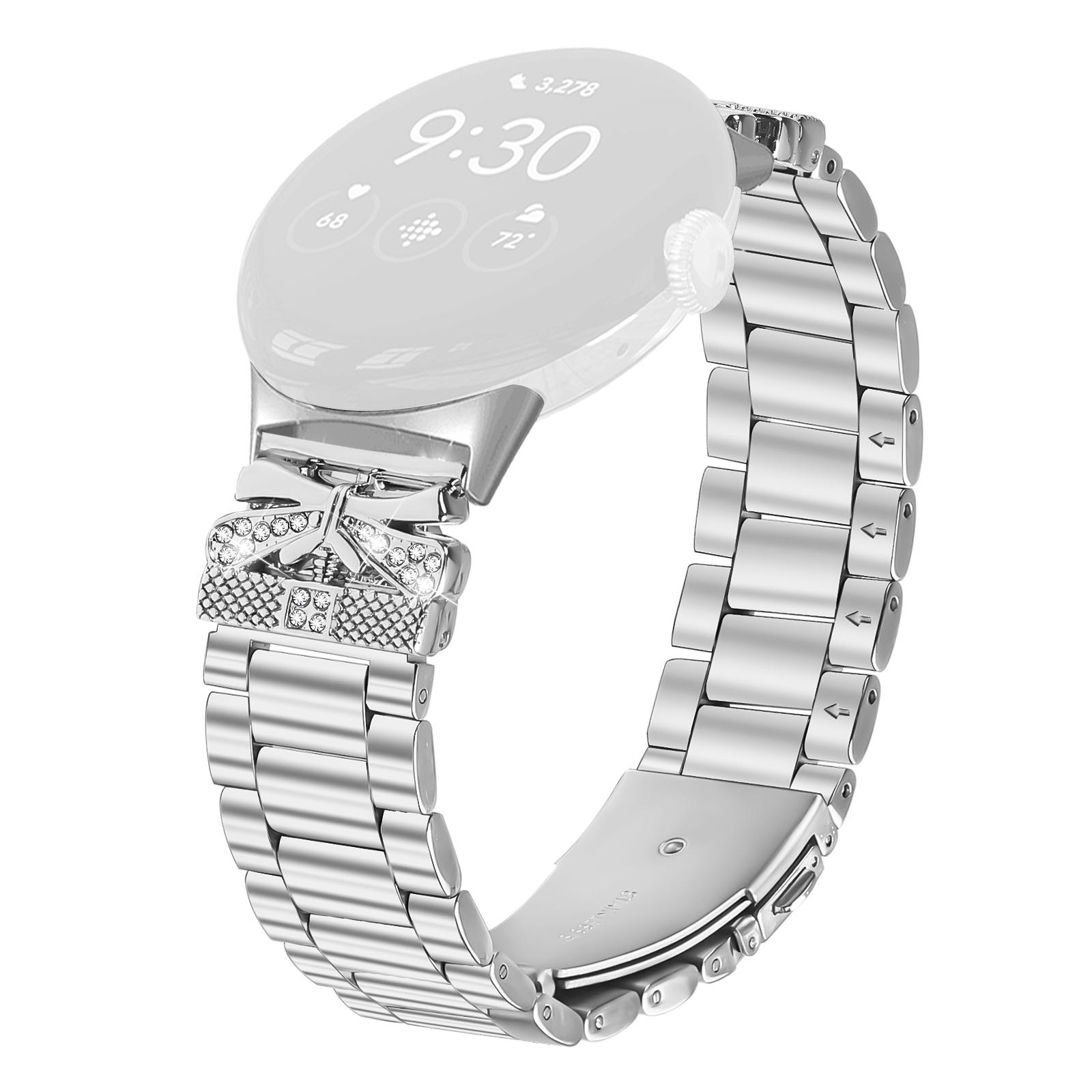 For Google Pixel Watch 2/Watch Replacement Strap Butterfly Rhinestones Decor Silver Stainless Steel Watch Band As Shown A
For Google Pixel Watch 2/Watch Replacement Strap Butterfly Rhinestones Decor Silver Stainless Steel Watch Band As Shown A