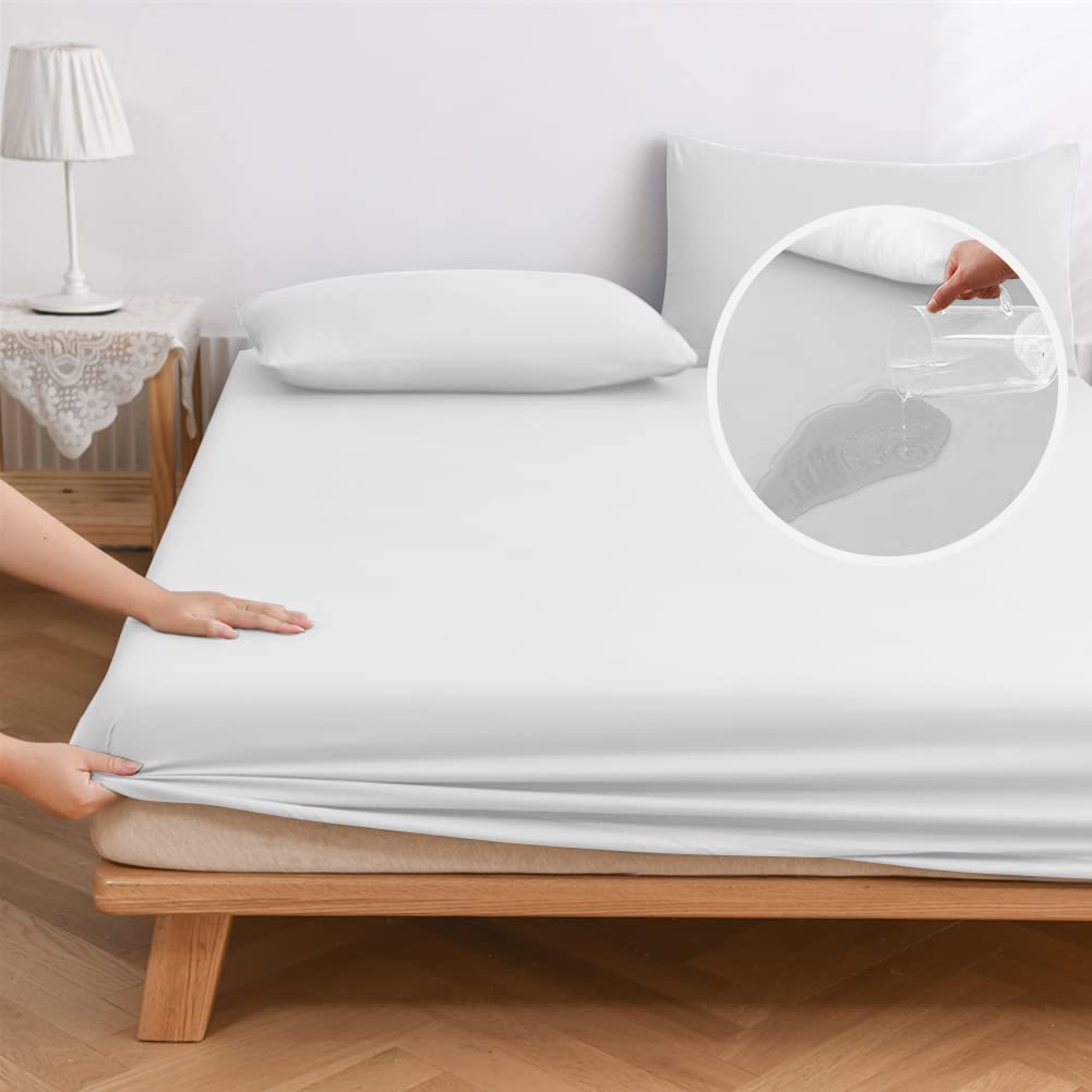 Водонепроницаемая простыня на резинке размера «Квин» Водонепроницаемая простыня для ночного недержания и ухода Полностью водонепроницаемая с водонепроницаемым передом и для ухода 160x200см Простыня, Покрывало, Простыня, - белый
Водонепроницаемая простыня на резинке размера «Квин» Водонепроницаемая простыня для ночного недержания и ухода Полностью водонепроницаемая с водонепроницаемым передом и для ухода 160x200см Простыня, Покрывало, Простыня, - белый