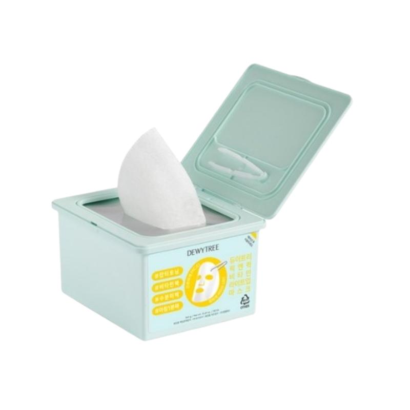 Маска для обличчя Dewytree Pick and Quick Vitamin Light-Up 30 аркушів – Корейська освітлювальна тканинна маска для обличчя з вітаміном С для щоденного використання – K-Beauty сяюча шкіра 30 Sheets
Маска для обличчя Dewytree Pick and Quick Vitamin Light-Up 30 аркушів – Корейська освітлювальна тканинна маска для обличчя з вітаміном С для щоденного використання – K-Beauty сяюча шкіра 30 Sheets